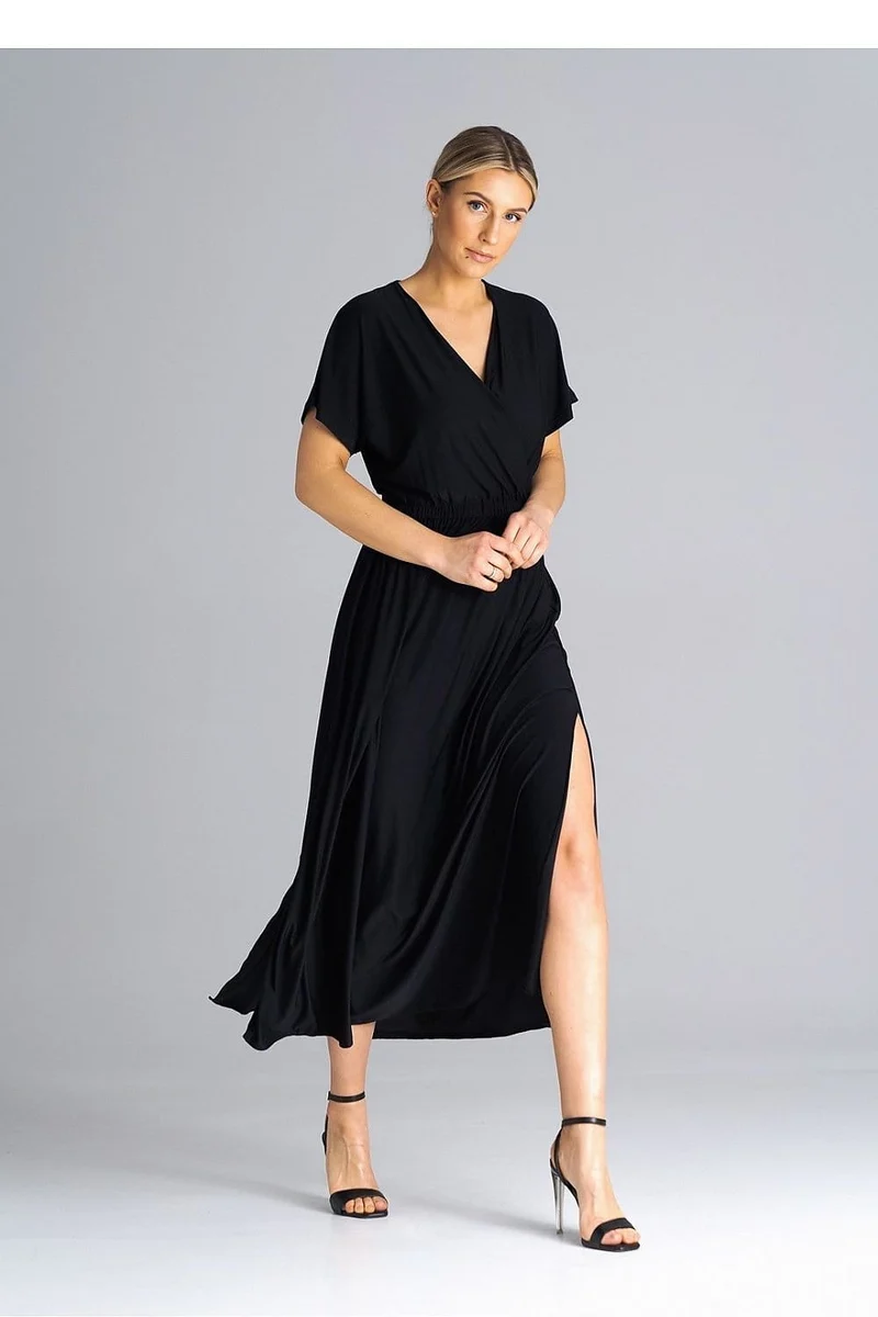 Robe casual pour été longue manches courtes