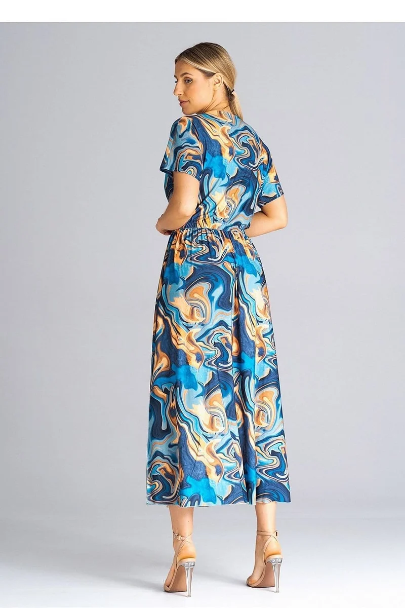 Robe casual pour été longue manches courtes