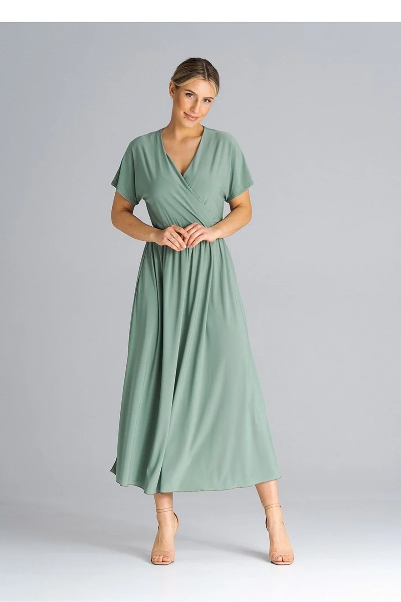 Robe casual pour été longue manches courtes