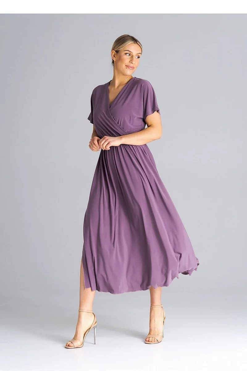 Robe casual pour été longue manches courtes