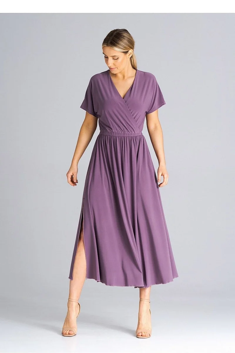 Robe casual pour été longue manches courtes