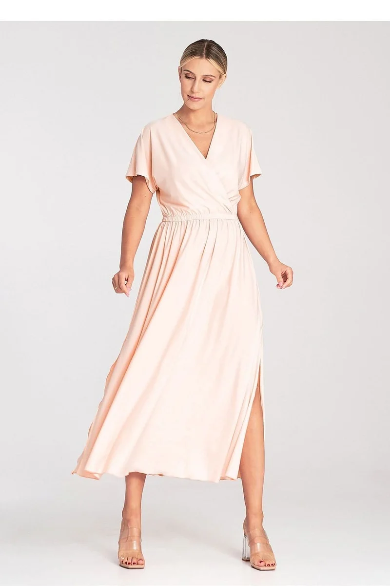 Robe casual pour été longue manches courtes