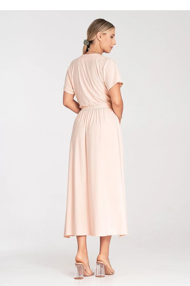 Robe casual pour été longue manches courtes