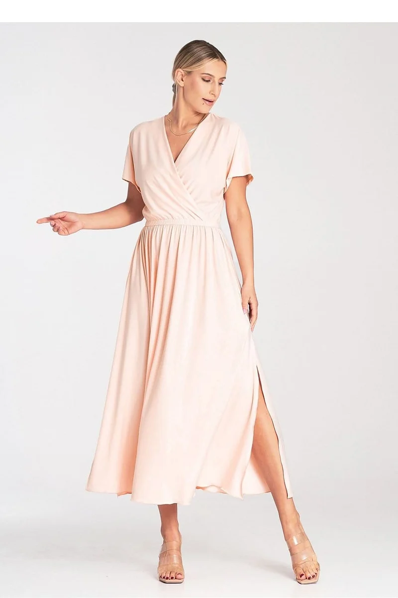 Robe casual pour été longue manches courtes
