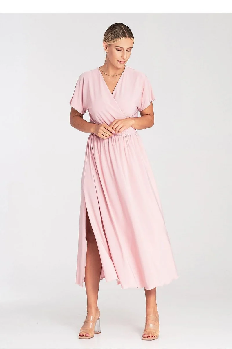 Robe casual pour été longue manches courtes