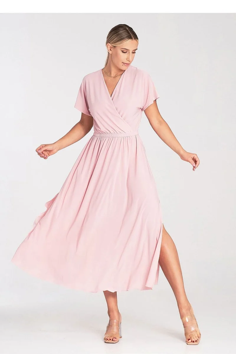 Robe casual pour été longue manches courtes