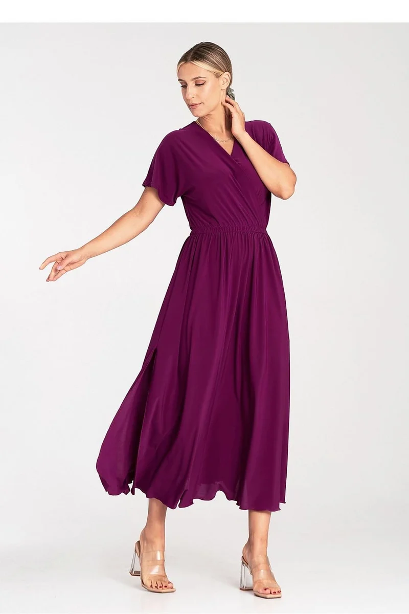 Robe casual pour été longue manches courtes