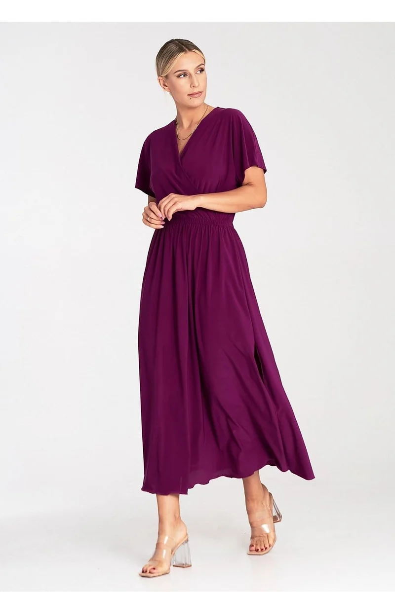 Robe casual pour été longue manches courtes