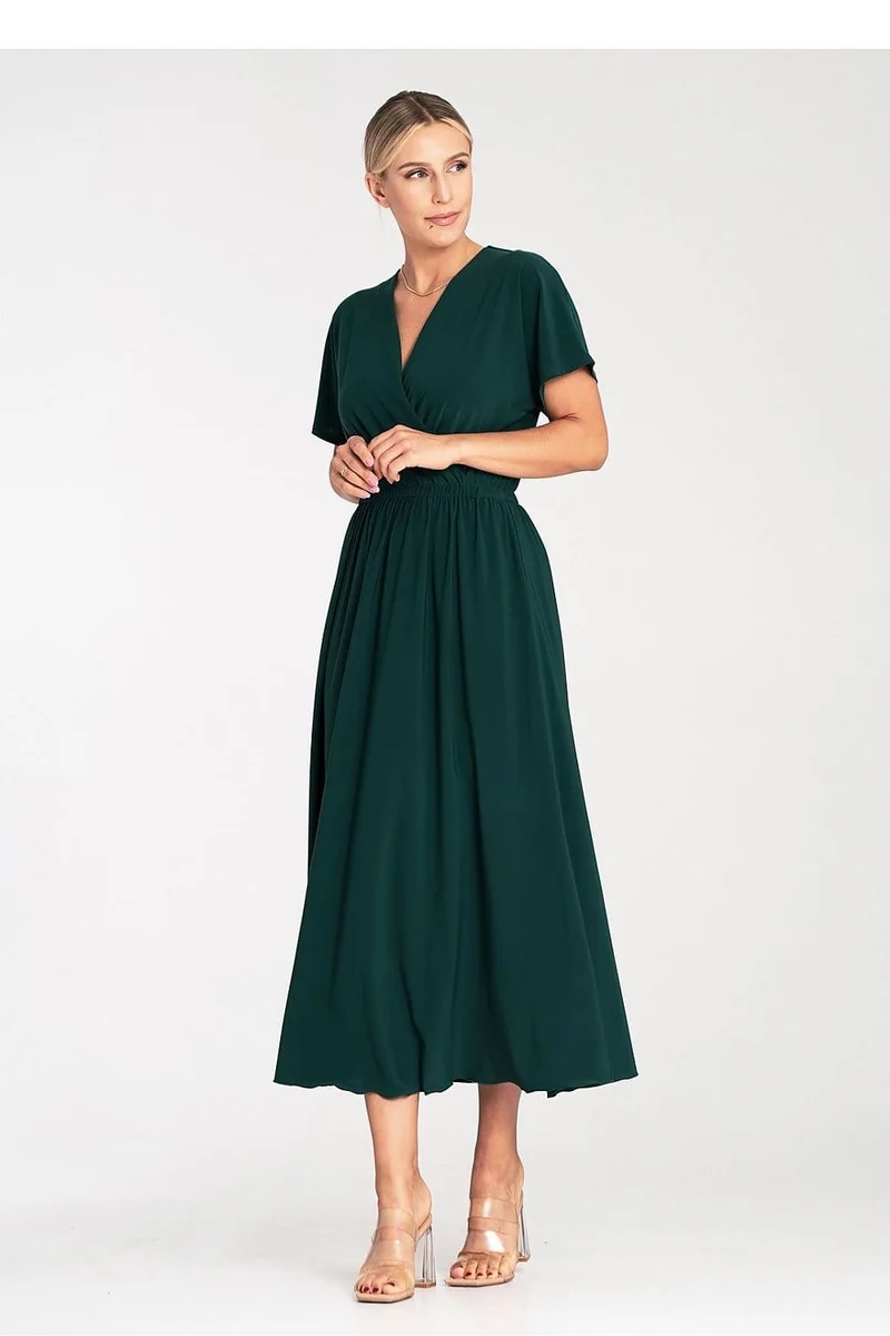Robe casual pour été longue manches courtes