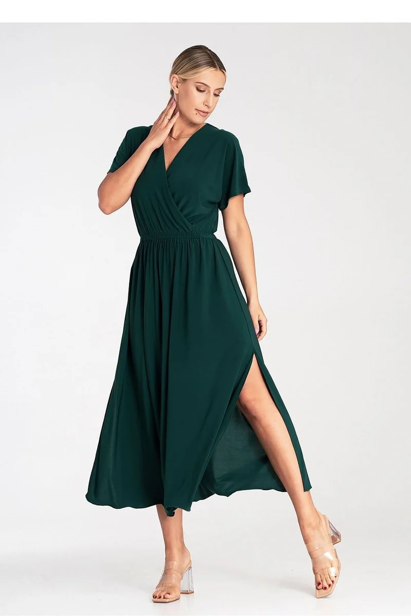 Robe casual pour été longue manches courtes