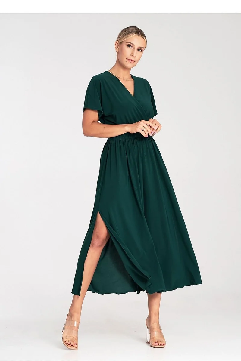 Robe casual pour été longue manches courtes