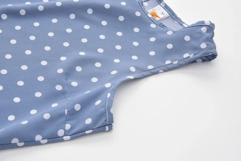 Robe d'été à pois jaune bohème