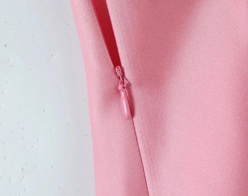 Robe Longue Satin Col V Dos Nu Pour Femmes
