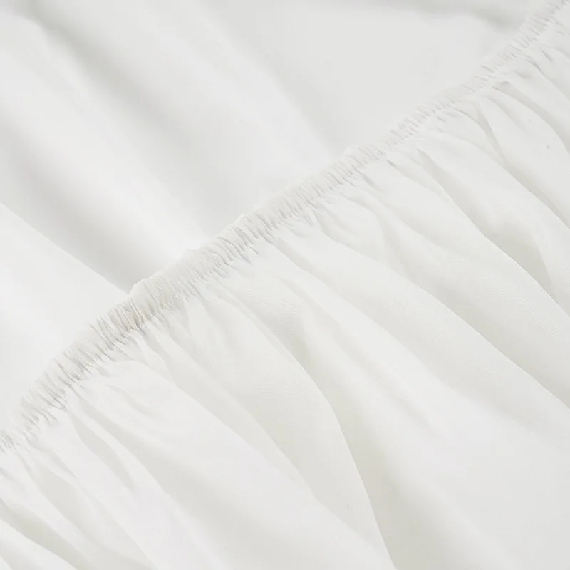 Robe courte blanche pour femme col cou et dos nu
