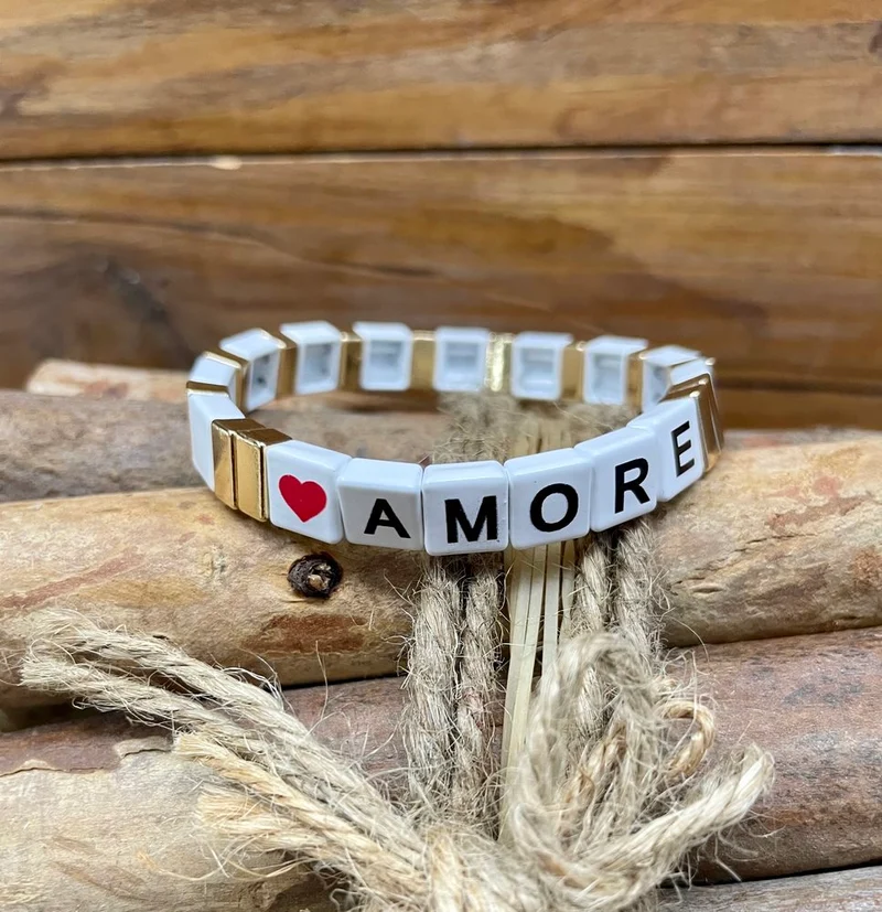 Bracelet Amore blanc