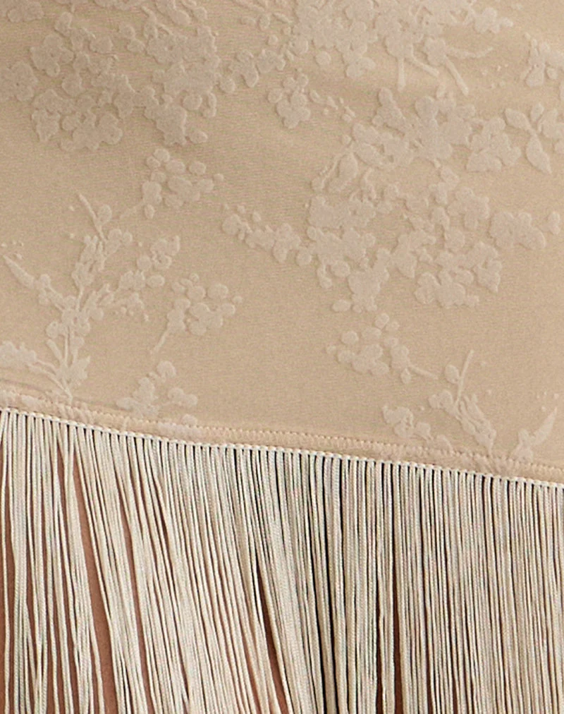 Mini-robe Bukata, couleur « Moss Petal Coconut Milk »