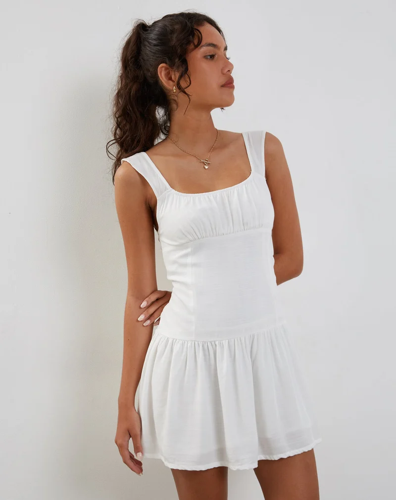 Mini robe Nihao en blanc