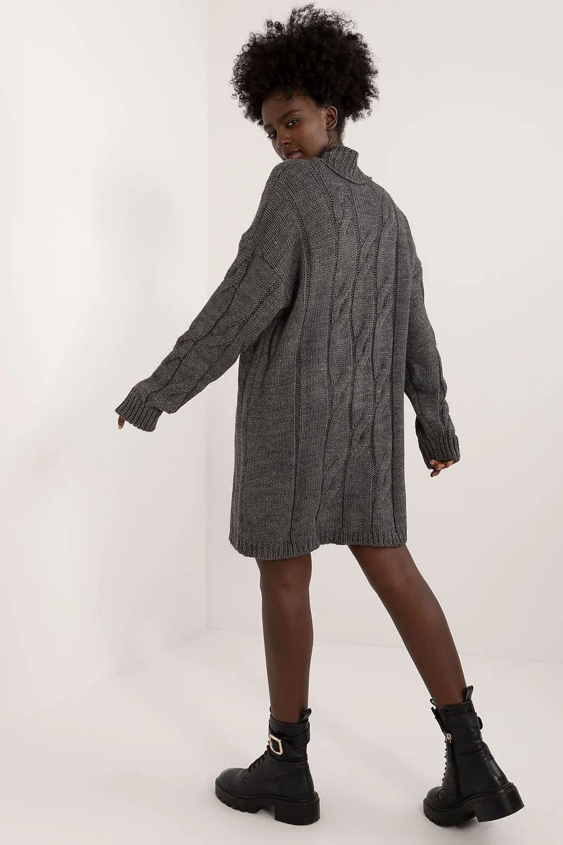 Robe pull décontractée manches longues