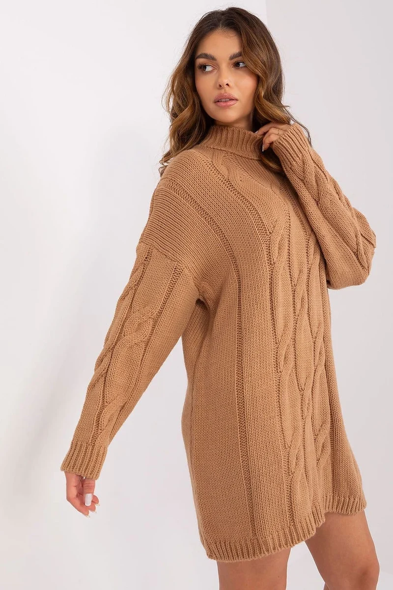 Robe pull décontractée manches longues