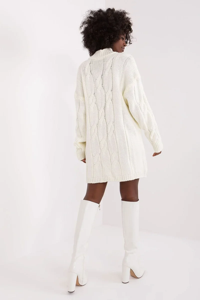 Robe pull décontractée manches longues