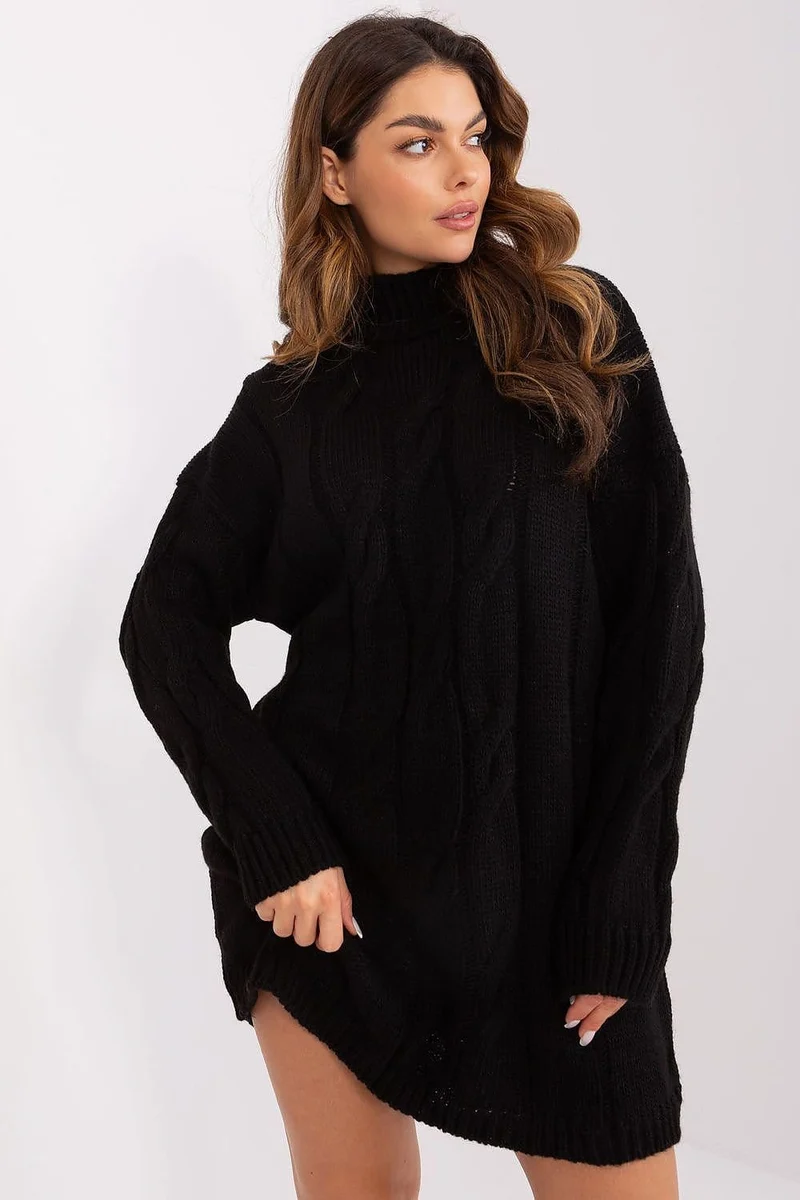 Robe pull décontractée manches longues
