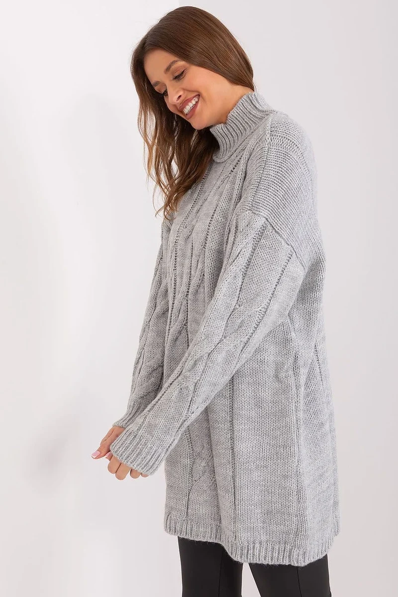 Robe pull décontractée manches longues