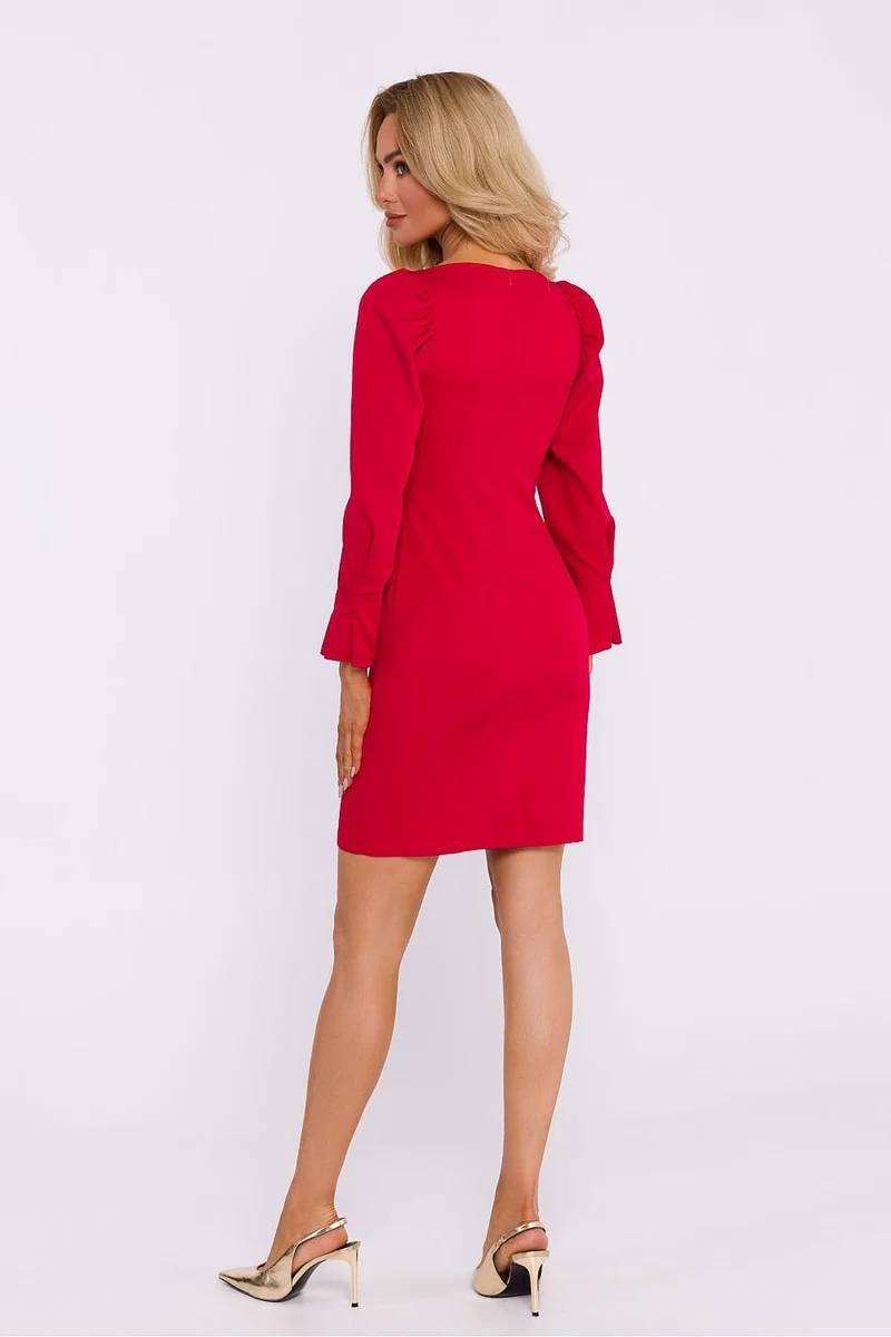 Robe de cocktail avec manches longues originales