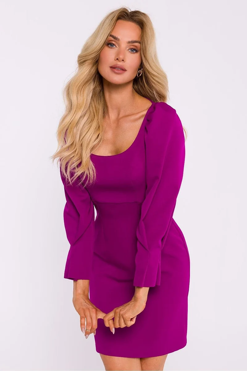Robe de cocktail avec manches longues originales