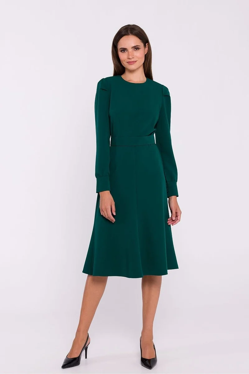 Robe habillée chic manches longues