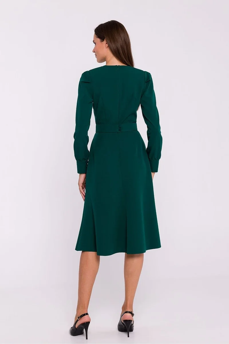Robe habillée chic manches longues