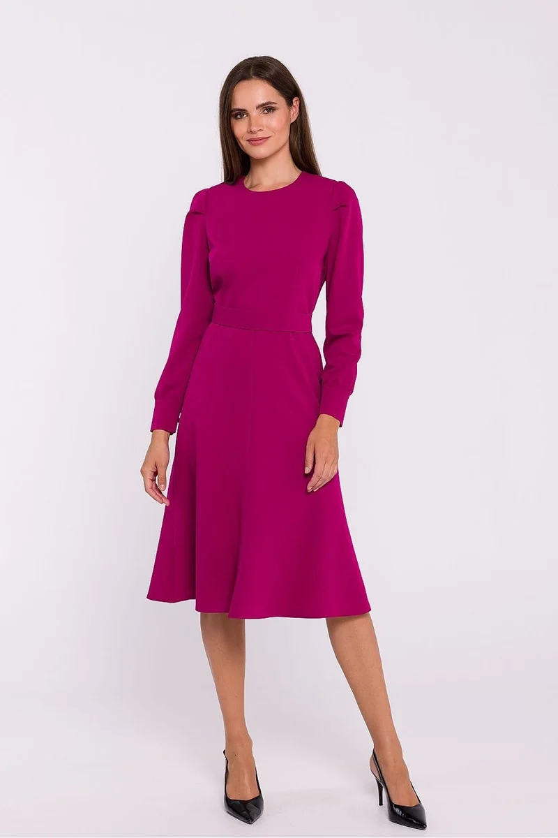 Robe habillée chic manches longues