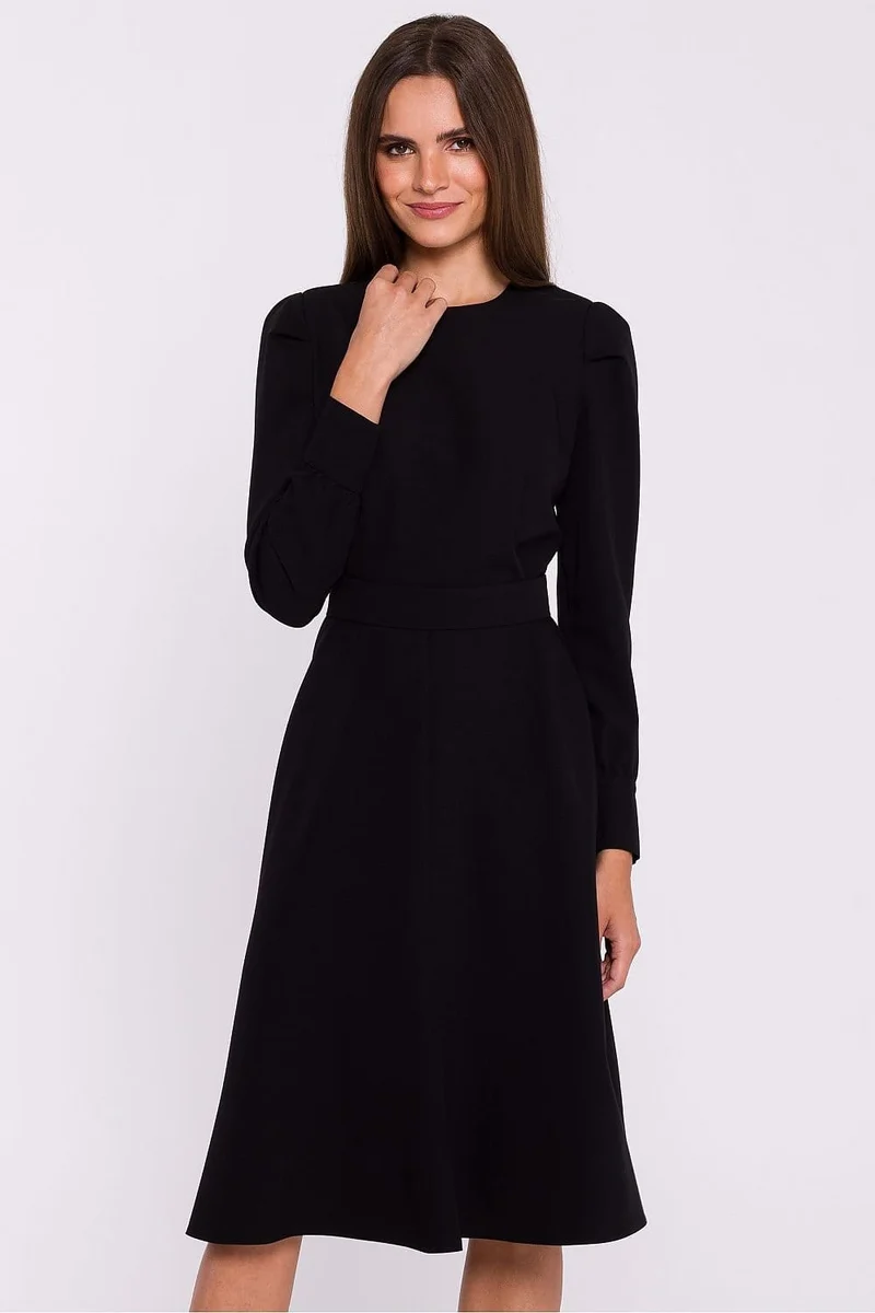 Robe habillée chic manches longues