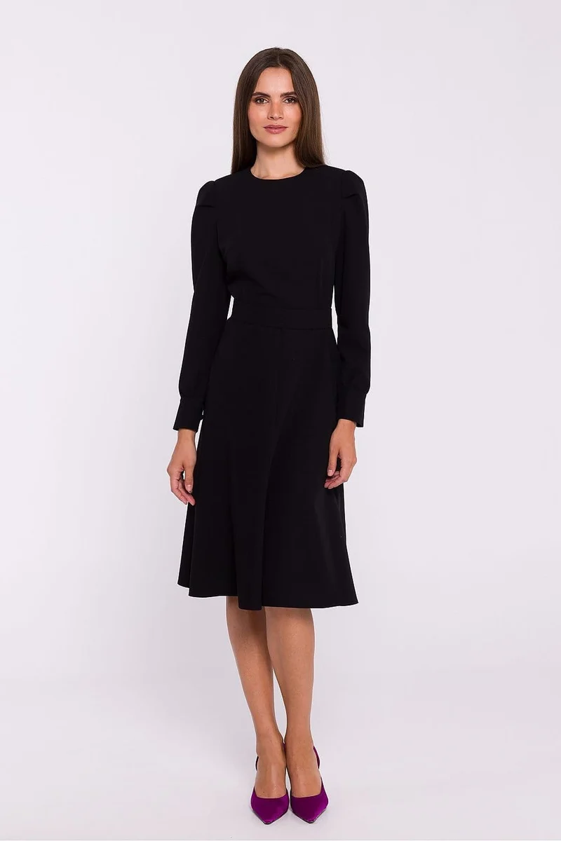 Robe habillée chic manches longues