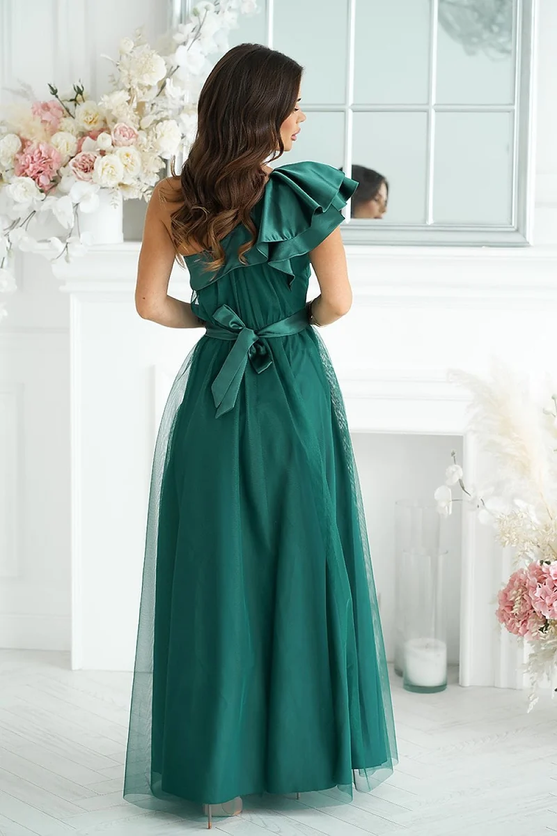 Robe de soirée chic longue en tulle