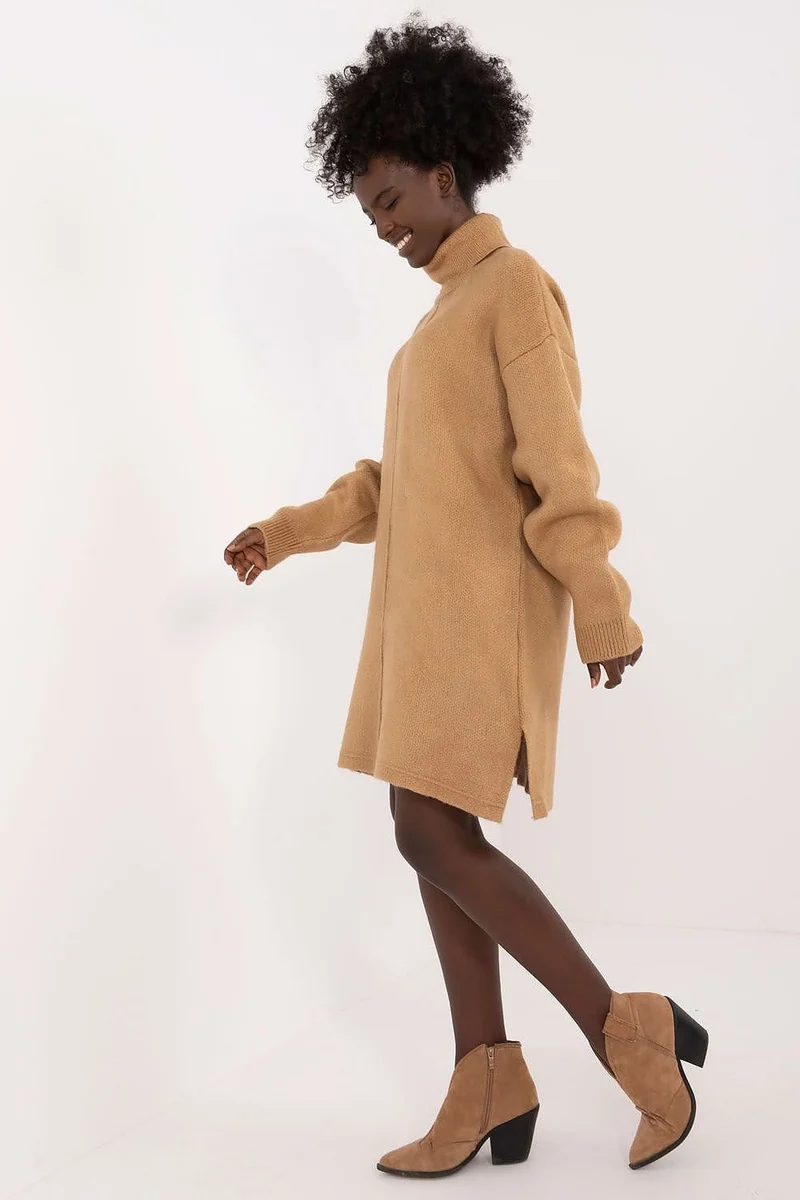 Robe pull hiver femme mi-longue