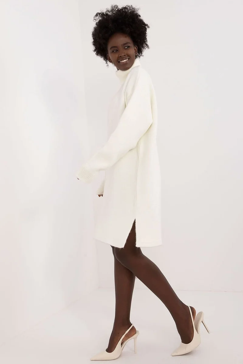 Robe pull hiver femme mi-longue