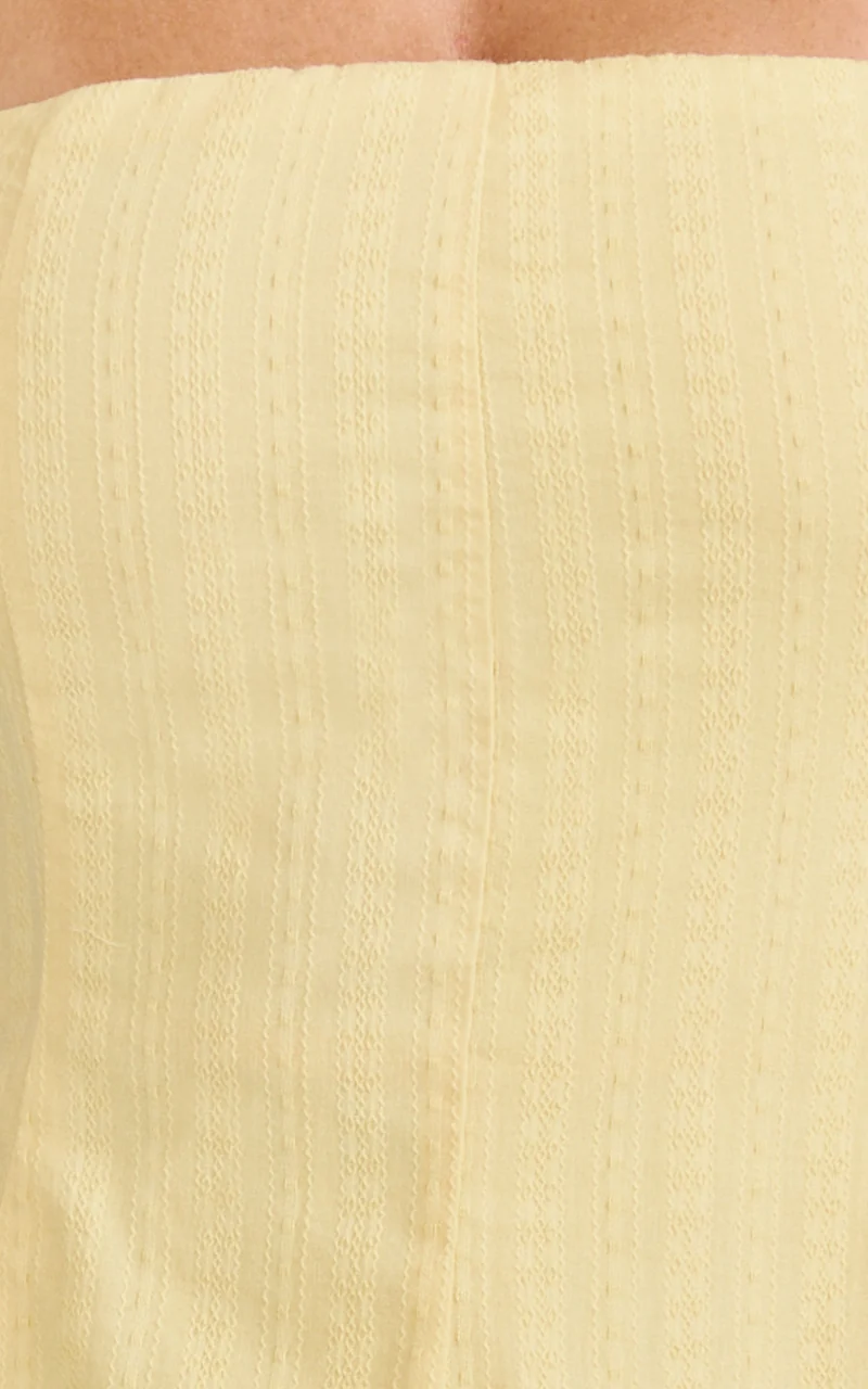 Romi Playsuit - Spaghetti Strap Dress in Lemon