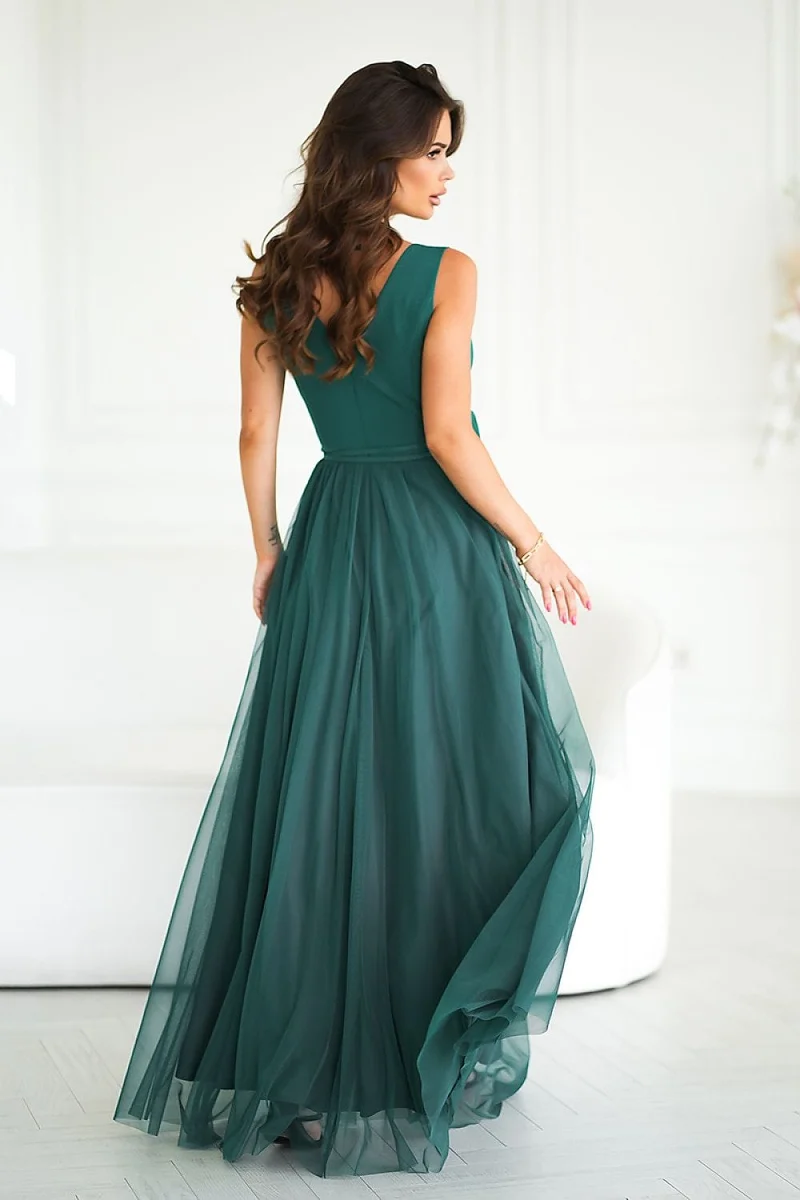 Robe de soirée chic sans manches