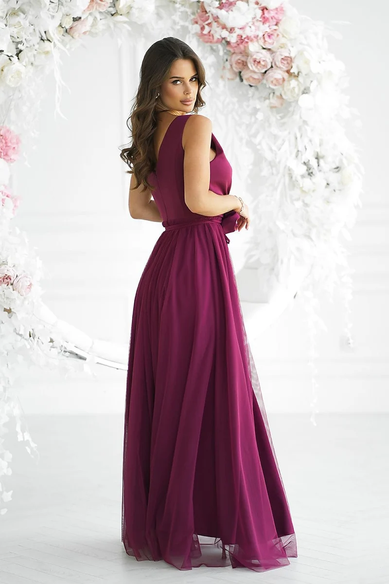 Robe de soirée chic sans manches