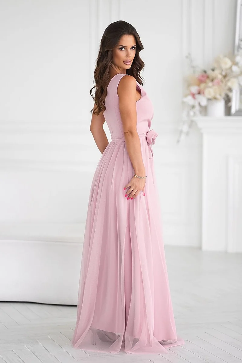 Robe de soirée chic sans manches