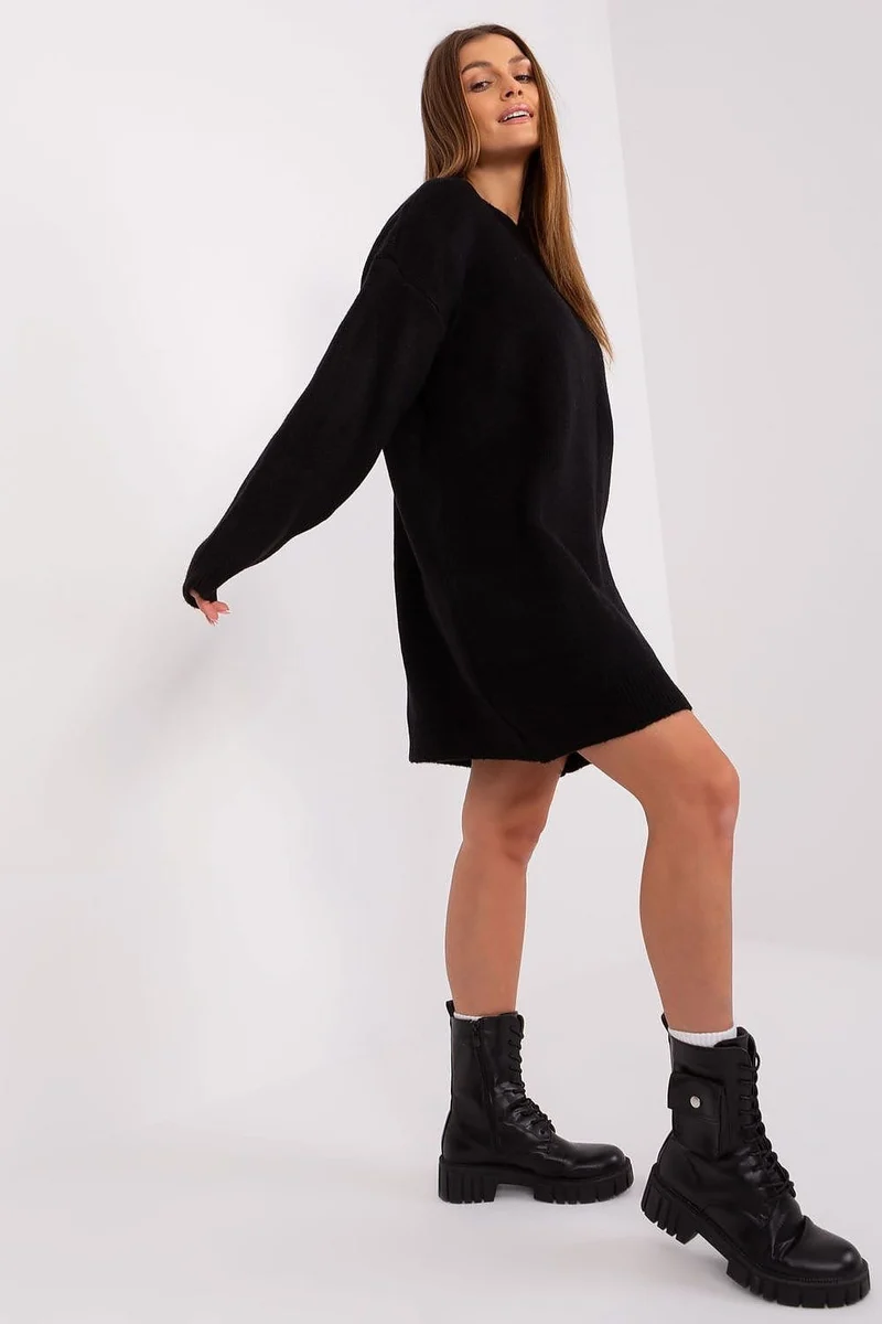 Robe pull casual manches longues