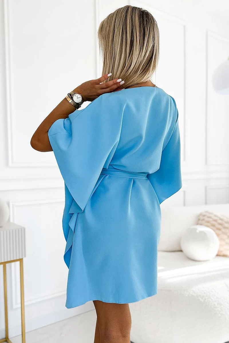 Robe de cocktail papillon courte