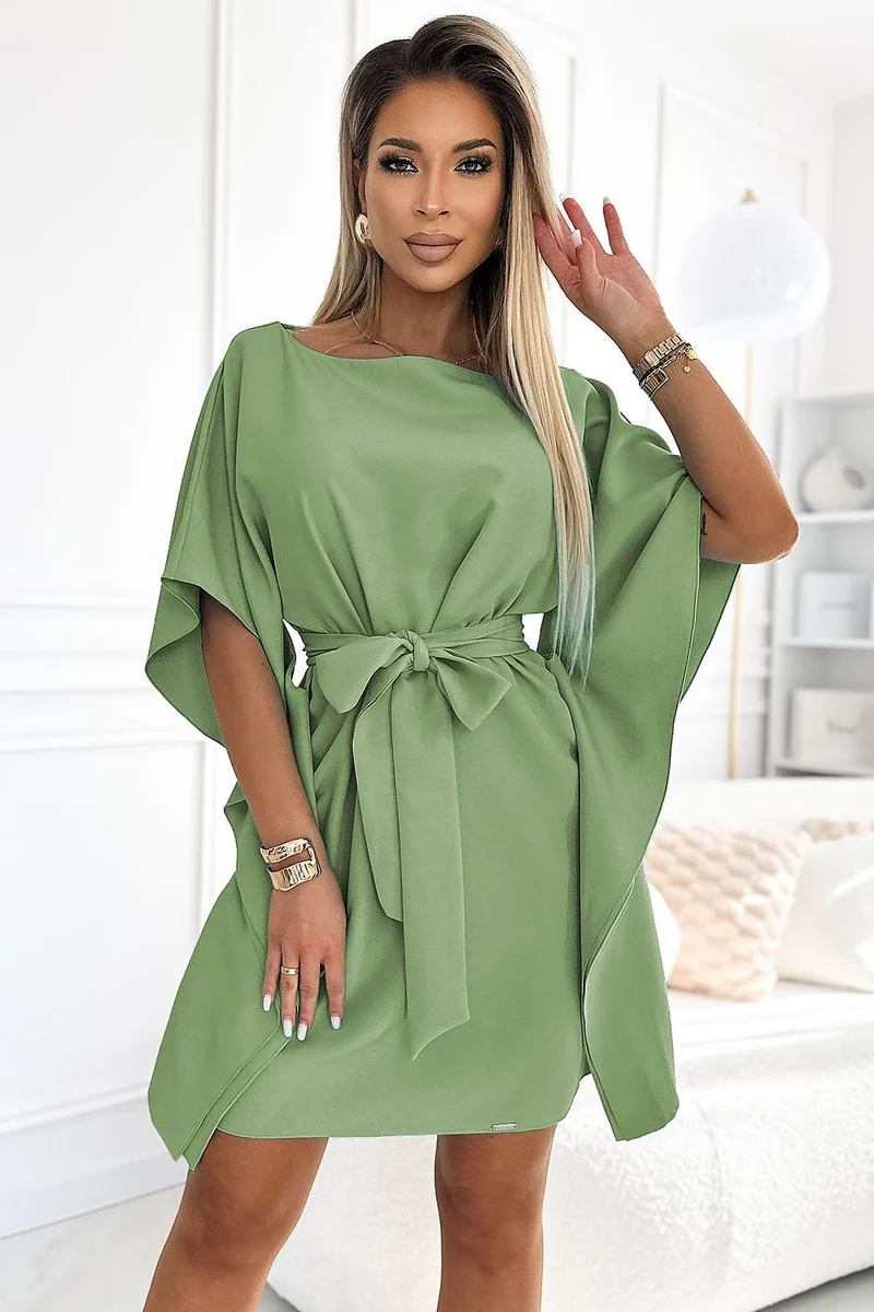 Robe de cocktail papillon courte