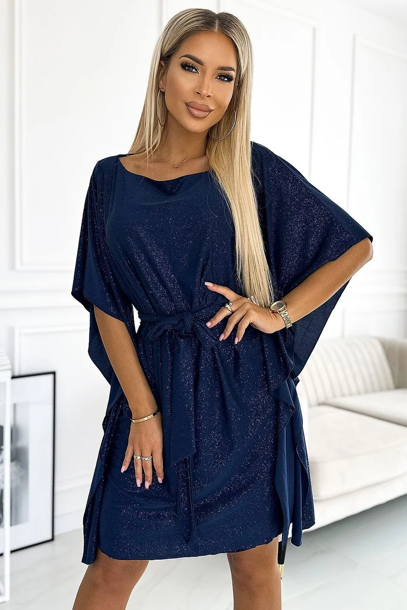 Robe de cocktail papillon courte