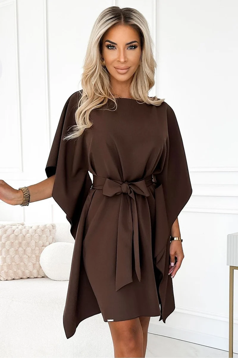 Robe de cocktail papillon courte