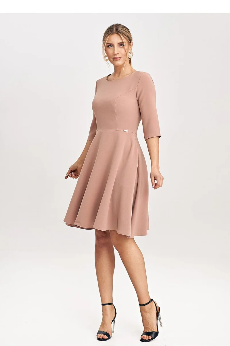 Robe habillée élégante manche longue