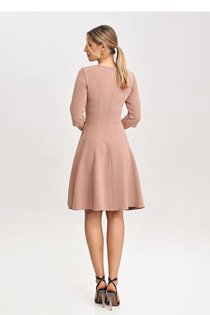 Robe habillée élégante manche longue