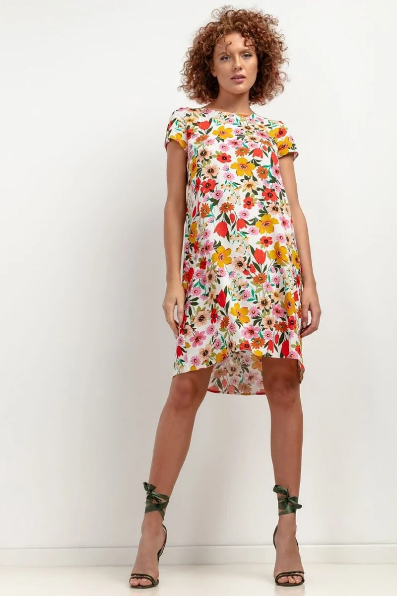 Robe d'été courte trapèze