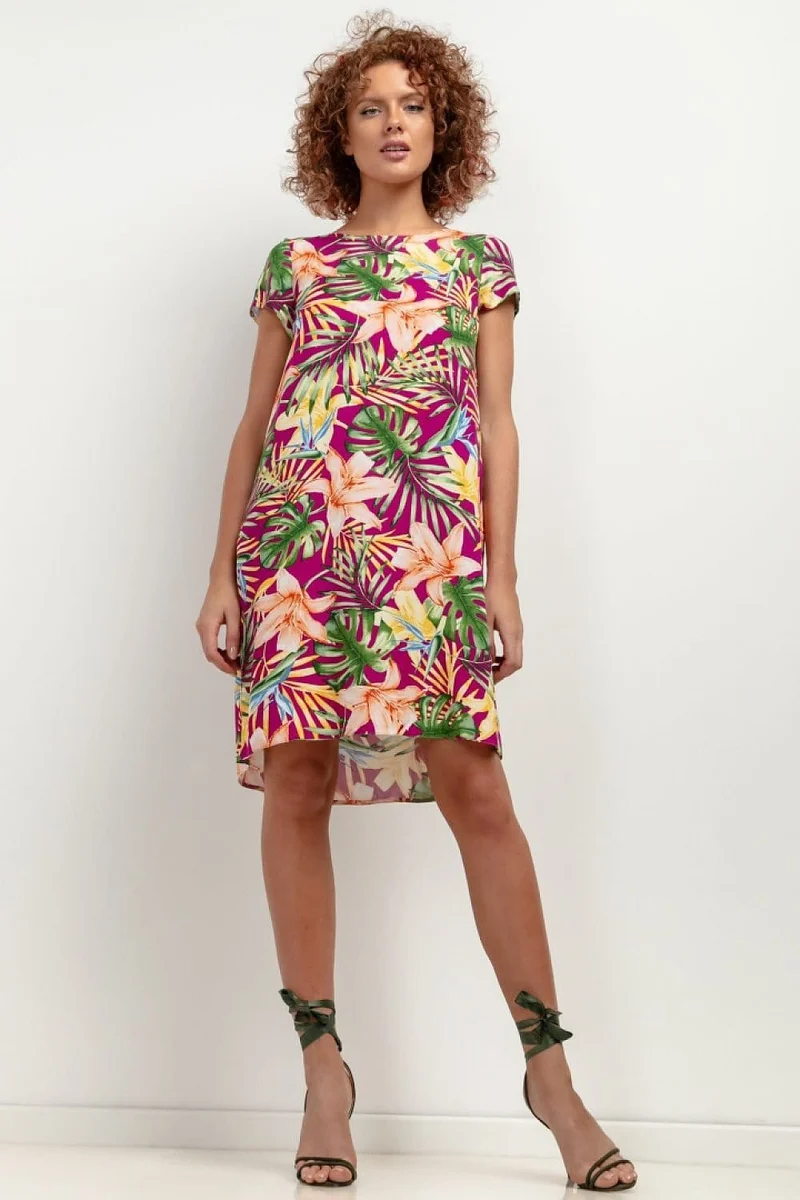 Robe d'été courte trapèze