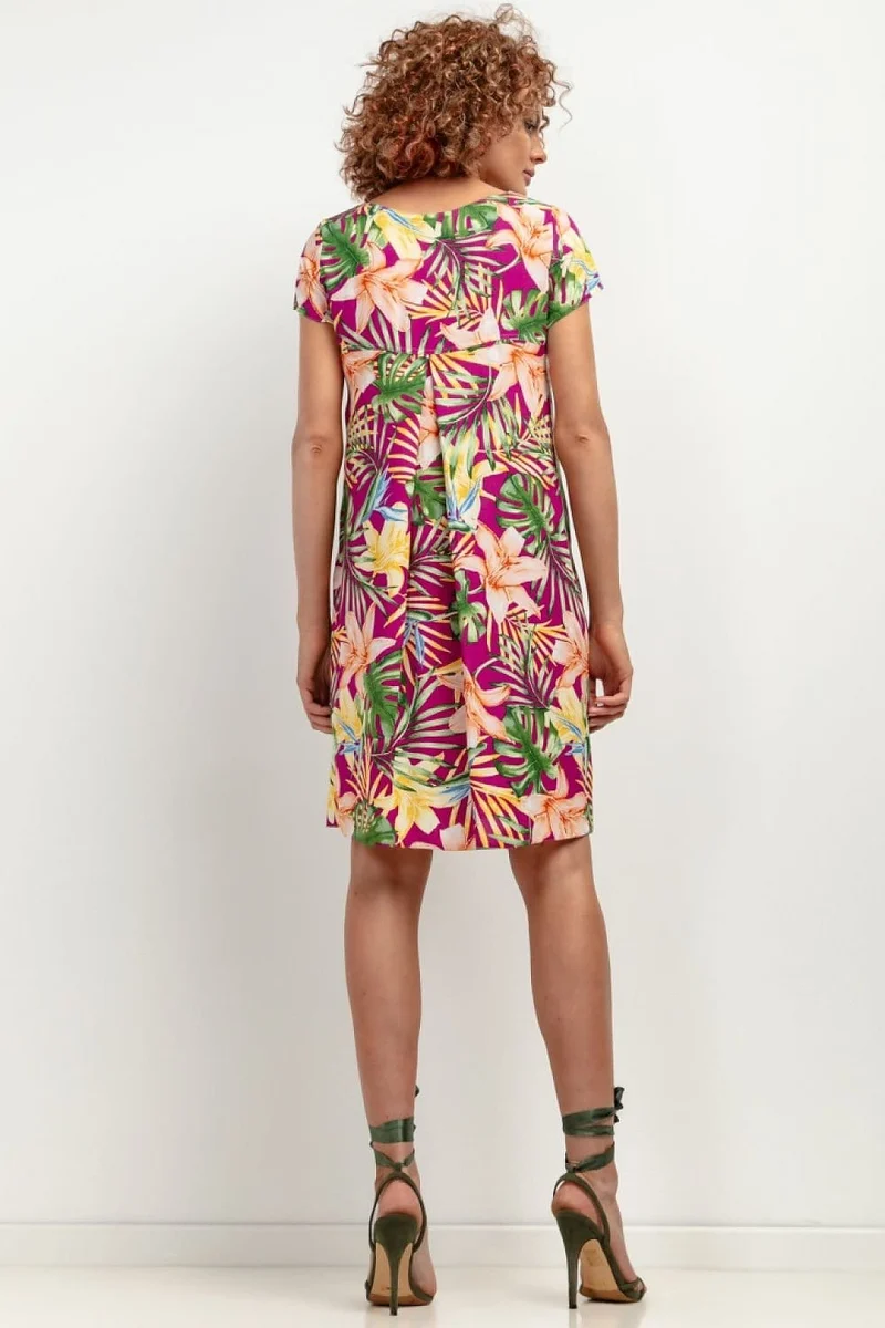 Robe d'été courte trapèze
